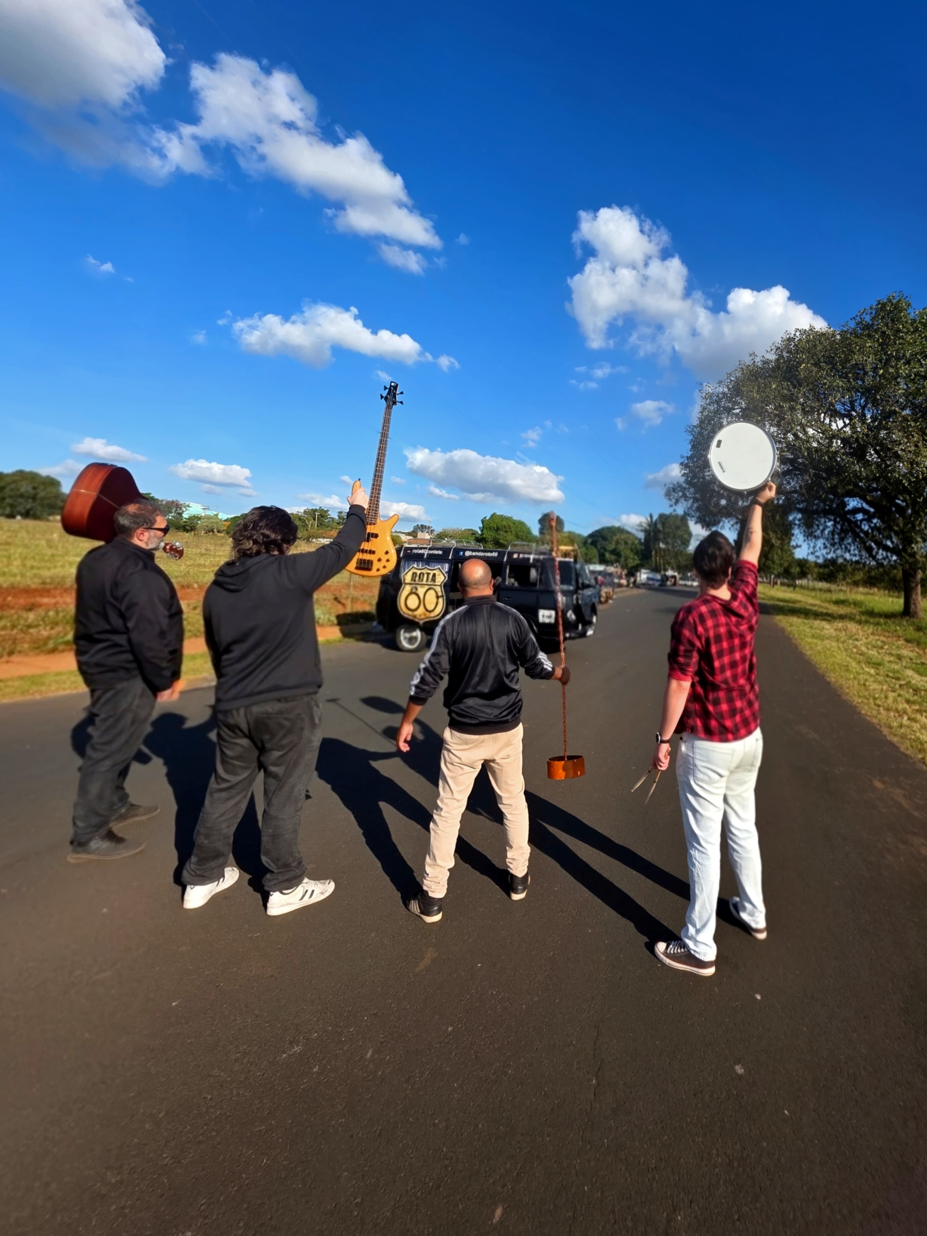 Banda Rota 80 na kombi